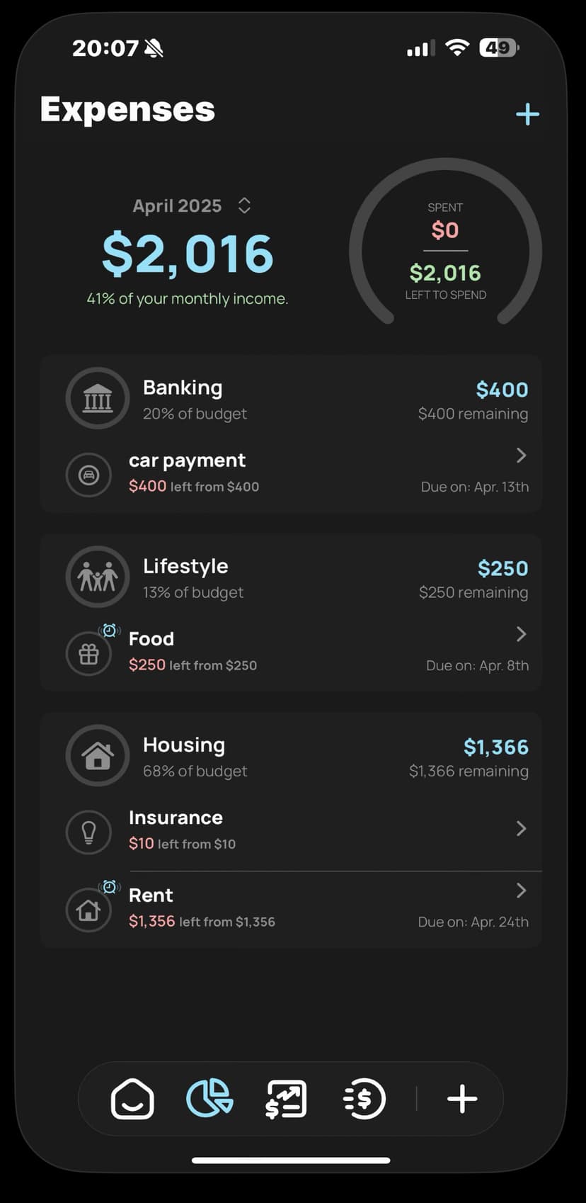 Finance Tracker App